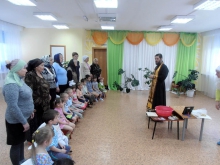 Таинство Крещения в детском доме Солнышко