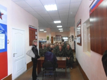 Беседа с военнослужащими