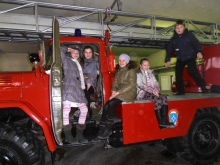 Воспитанники воскресных школ г. Ачинска побывали в гостях у пожарных 2