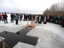 Чин Великого освящения воды на реке Чулым