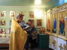 Божественная литургия в Данииловском храме села Белый Яр 2