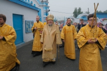 Высокопреосвященнейший Митрополит Пантелеимон совершил Литургию Престольного праздника в Казанском соборе г. Ачинска 15