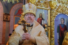 Высокопреосвященнейший Митрополит Пантелеимон совершил Литургию Престольного праздника в Казанском соборе г. Ачинска 22