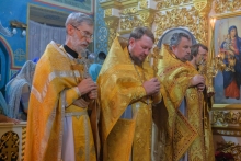 Высокопреосвященнейший Митрополит Пантелеимон совершил Литургию Престольного праздника в Казанском соборе г. Ачинска 8