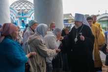 Высокопреосвященнейший Митрополит Пантелеимон совершил Литургию Престольного праздника в Казанском соборе г. Ачинска 1
