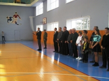 Священник благословил участников спортивных состязаний 2