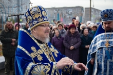 Глава Красноярской митрополии возглавил Литургию в день престольного праздника в Казанском соборе 9