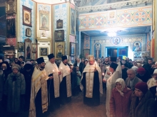 Всенощное бдение в Казанском соборе
