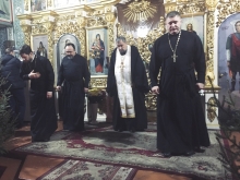 Ночная Божественная литургия в Казанском соборе 5