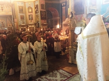 Ночная Божественная литургия в Казанском соборе 9