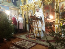 Ночная Божественная литургия в Казанском соборе