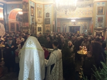 Ночная Божественная литургия в Казанском соборе 16