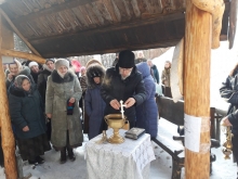 Молебен с водоосвящением совершен на источнике святого праведного Феодора Томского 2