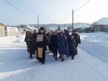Молебен с водоосвящением совершен на источнике святого праведного Феодора Томского