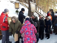 Молебен с водоосвящением совершен на источнике святого праведного Феодора Томского 3