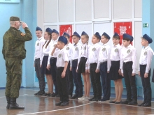 Ачинские казаки принимали парады в честь Дня защитника Отечества 3