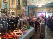 Чин благословения колива в Казанском кафедральном соборе г. Ачинска
