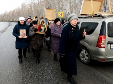 Вокруг г. Ачинска совершен автомобильный Крестный ход 2