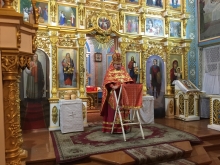 Сегодня в Казанском кафедральном соборе г. Ачинска прошло пасхальное богослужение 11