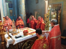 Сегодня в Казанском кафедральном соборе г. Ачинска прошло пасхальное богослужение 12
