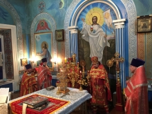 Сегодня в Казанском кафедральном соборе г. Ачинска прошло пасхальное богослужение 8