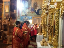Сегодня в Казанском кафедральном соборе г. Ачинска прошло пасхальное богослужение 16