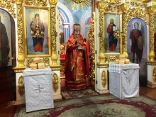 Сегодня в Казанском кафедральном соборе г. Ачинска прошло пасхальное богослужение 14