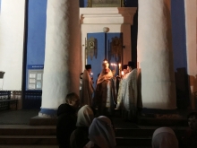 Сегодня в Казанском кафедральном соборе г. Ачинска прошло пасхальное богослужение 3