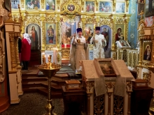 Сегодня в Казанском кафедральном соборе г. Ачинска прошло пасхальное богослужение 5