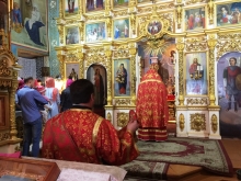 Богослужение в Казанском соборе в Неделю 6-ю по Пасхе 2