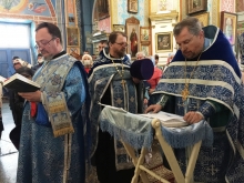 Божественная литургия в Казанском соборе