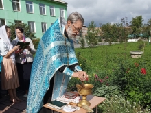 Молебен в санатории Родник