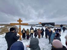 Вокруг Ачинска совершен автомобильный Крестный ход