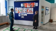 В православной гимназии прошла профилактическая беседа с пожарным 2