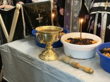 Чин благословения колива в Казанском кафедральном соборе г. Ачинска 2