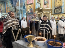Чин благословения колива в Казанском кафедральном соборе г. Ачинска 5