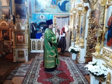 Сегодня в Казанском кафедральном соборе г. Ачинска прошло пасхальное богослужение 8