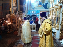 Сегодня в Казанском кафедральном соборе г. Ачинска прошло пасхальное богослужение 9