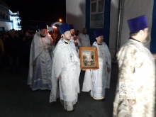 Сегодня в Казанском кафедральном соборе г. Ачинска прошло пасхальное богослужение 3