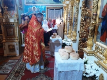 Сегодня в Казанском кафедральном соборе г. Ачинска прошло пасхальное богослужение 15