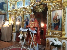 Сегодня в Казанском кафедральном соборе г. Ачинска прошло пасхальное богослужение