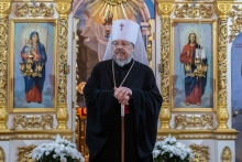 Владыка Пантелеимон совершил Литургию в Казанском соборе г. Ачинска 20