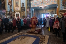 Владыка Пантелеимон совершил Литургию в Казанском соборе г. Ачинска 4