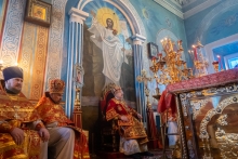 Владыка Пантелеимон совершил Литургию в Казанском соборе г. Ачинска 9