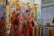 Владыка Пантелеимон совершил Литургию в Казанском соборе г. Ачинска 7