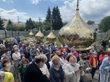 В Боготоле освящены купола строящегося храма 6