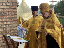 В Боготоле освящены купола строящегося храма 2