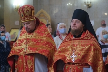 Митрополит Пантелеимон и епископ Игнатий совершили Литургию в день тезоименитства владыки Пантелеимона 2