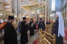 Митрополит Пантелеимон и епископ Игнатий совершили Литургию в день тезоименитства владыки Пантелеимона 5