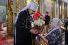 Митрополит Пантелеимон и епископ Игнатий совершили Литургию в день тезоименитства владыки Пантелеимона